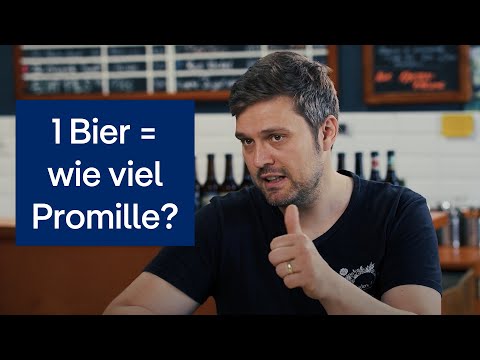 Alkohol im Blut: Wie viel Promille hat man nach einem Bier?