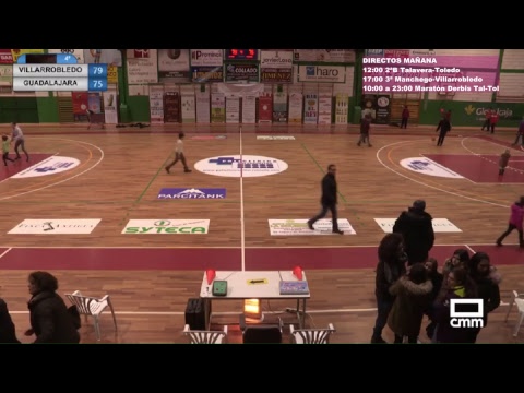 DIRECTO: LIGA EBA. CB VILLARROBLEDO-LUJISA GUADALAJARA
