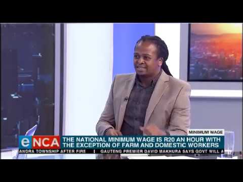 National Minimum Wage will come into effect from the 1st of January