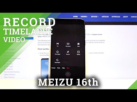 How to Record Time-lapse in Meizu 16th – Speed Up Video