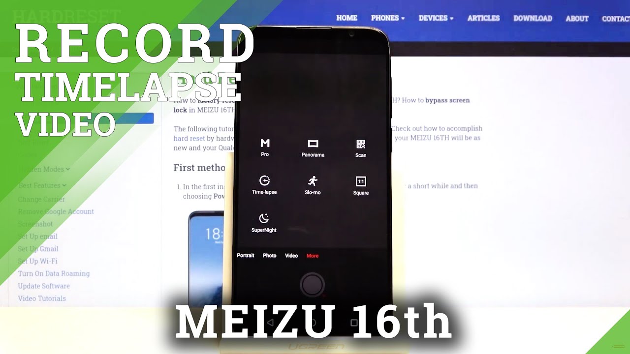 How to Record Time-lapse in Meizu 16th – Speed Up Video