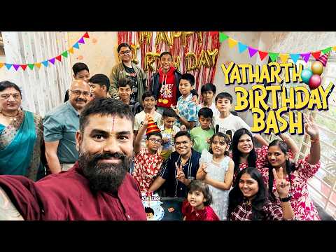 Yatharth Birthday Bash 🎉💥👬 So Much Fun 🥳 Birthday Party Vlog | | Kids Fun, Dance & Cake Cutting