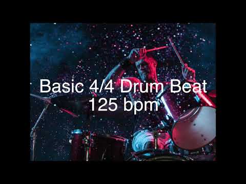 Straight 4 4 Beat 125 bpm