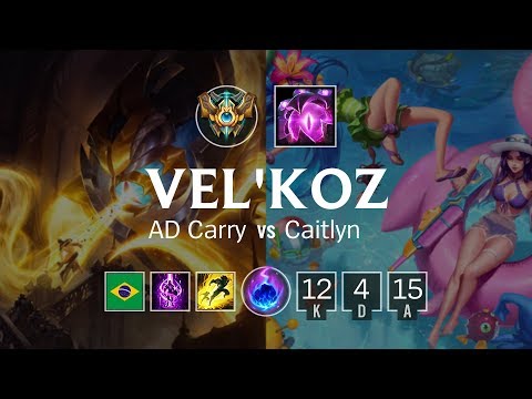Vel'Koz Bot vs Caitlyn - BR Challenger Patch 8.23