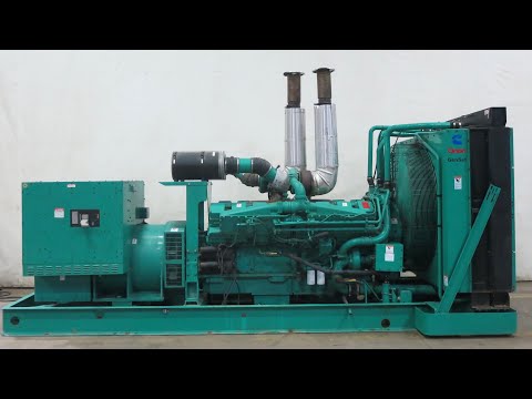 Cummins DFLE 1500 kW diesel generator.  Cummins KTA50-G9 engine, 224 Hrs, Yr 1999 - CSDG # 4681