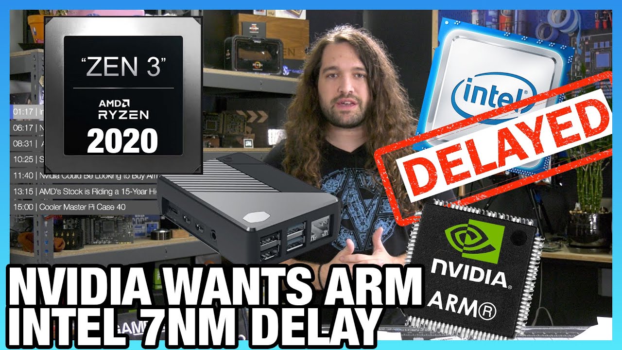 HW News - Intel 7nm Delays Through 2022+, NVIDIA Wants to Buy ARM, AMD Zen3 Launch on Target