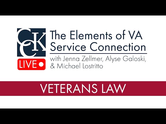 The Elements of VA Service Connection