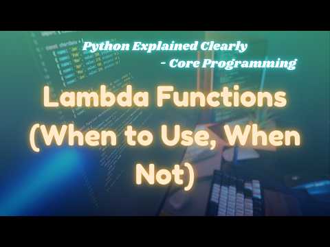 Python Lambda Functions Explained When To Use Avoid Excitednuclei