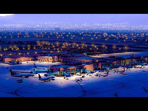 A Walk Around ABQ-Albuquerque International Sunport (Airport)