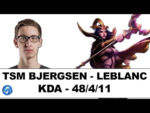 TSM Bjergsen - LeBlanc vs Cassiopeia - NA SoloQ