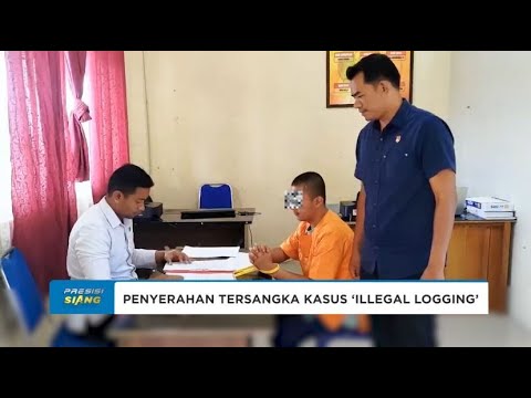 TERSANGKA KASUS ILEGAL LOGING DISERAHKAN KE JAKSA