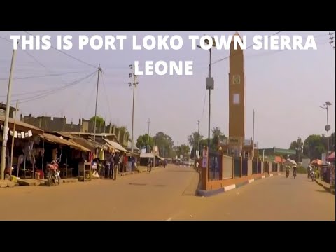 Driving Around Port Loko North Western Sierra Leone Part 1