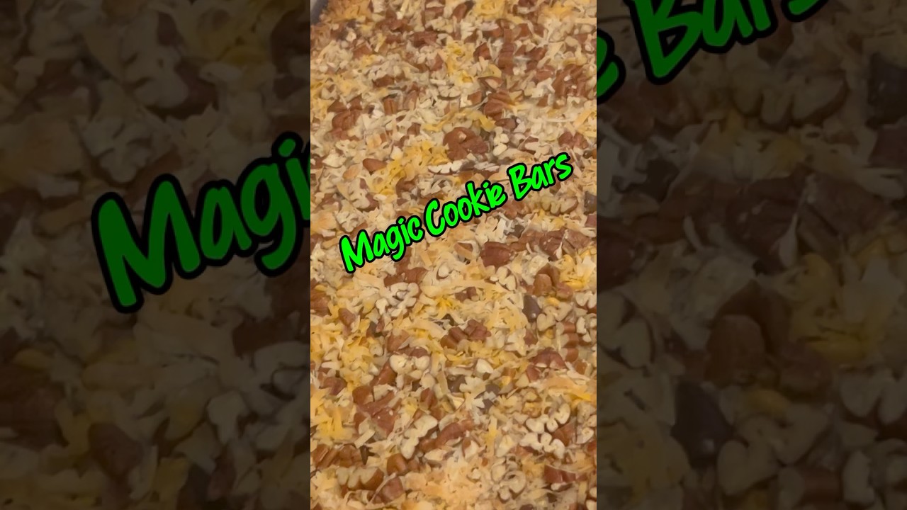 Magic Cookie Bars #dessert #easyrecipe #classicrecipes #impressyourfriends #sweetrecipe #yum