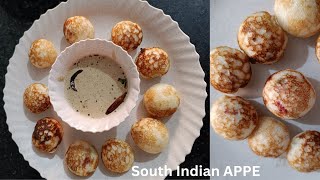 HEALTHY BREAKFAST RECIPE | EVENING SNACK | SOUTHINDIAN BREAKFAST | APPE