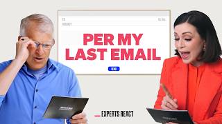 Communication Experts React to Bad Workplace Emails | MasterClass
