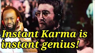 JOHN LENNON INSTANT KARMA REACTION | Why was Yoko blinfolded?