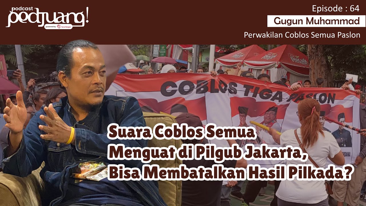 SUARA COBLOS SEMUA BISA MENANGI PILGUB JAKARTA, LEGITIMASI PASLON TERPILIH DIPERTANYAKAN