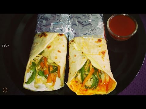 Vegetable Egg Roll Recipe / Spicy & Cremy Veg Egg Roll In Kannada Video