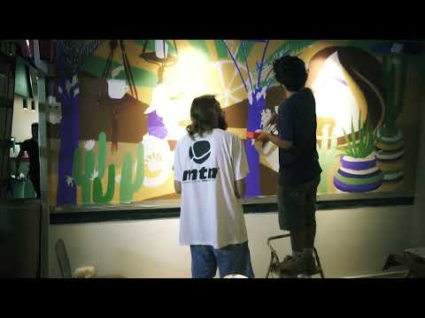ציורי קיר | סניף ארומה צומת שוקת