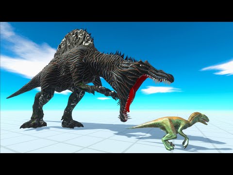 VENOM SPINOSAURUS FOREST DEATH RUN - Animal Revolt Battle Simulator