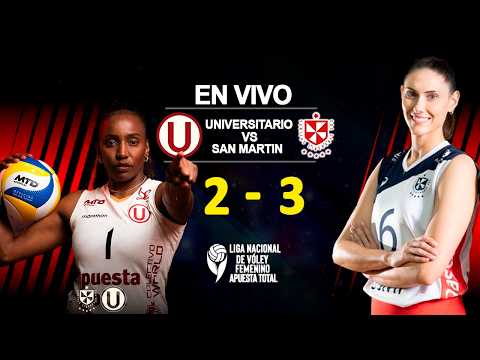 EN VIVO UNIVERSITARIO vs. SAN MARTIN(2-3) I EXTRA GAME DE LA SEMIFINAL DE LA LIGA PERUANA DE VOLEY