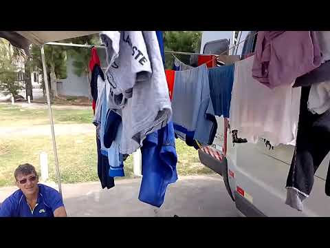 Dia de faxina no Motorhome.