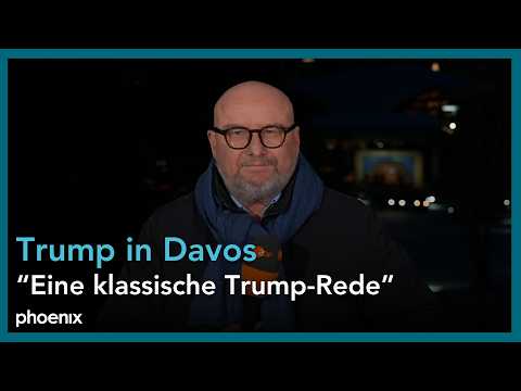 Schaltgespräch mit Ulf Röller (ZDF) zu Trumps Rede in Davos