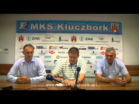 MKS Kluczbork - Bytovia Bytów 2014.05.24 konferencja prasowa