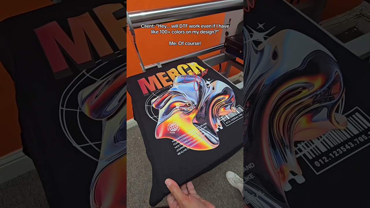 Can DTF Transfers Bring 100+ COLOR Designs to Life on T-Shirts?