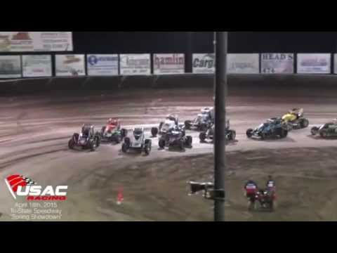 AMSOIL USAC National Sprint Cars at Tri-State Speedway 4-18-15