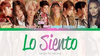 SUPER JUNIOR ( 슈퍼주니어) &#39;Lo Siento (Feat. Leslie Grace)&#39; [Color Coded Lyrics] Han|Rom|Eng