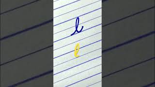 Learn to write cursive small letter l | Cursive Writing for beginner | Cursive handwriting Practice