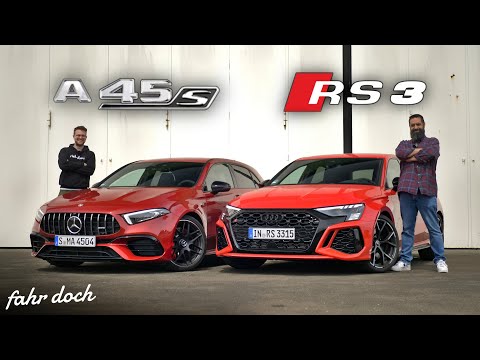 SAU STARK! UND SAU TEUER! AUDI RS3 vs Mercedes A45s AMG DUELL | Fahr doch