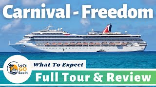 Carnival Freedom Full Ship Tour - One of Carnival's Smallest Ships