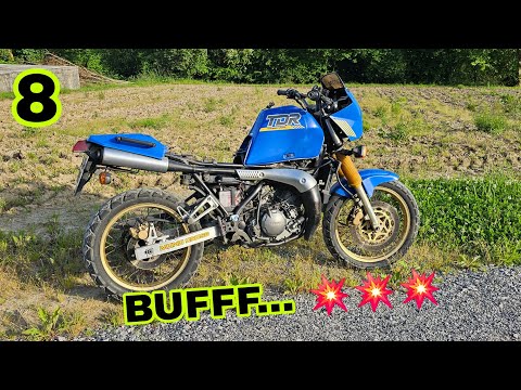 8💥Casi REVIENTA!!! se queda acelerada a tope!! Yamaha TDR 250