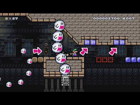 Spooky Ghost Chase [20s] by Icay - Super Mario Maker 2 - No Commentary 1bv