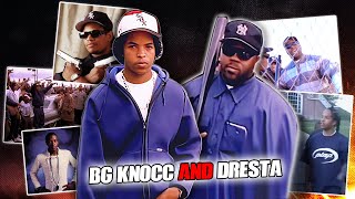 La Historia De Los RAPEROS *CRIPS* BG KNOCC OUT y DRESTA (BEEF Contra Death Row, Snoop, Dr.Dre).