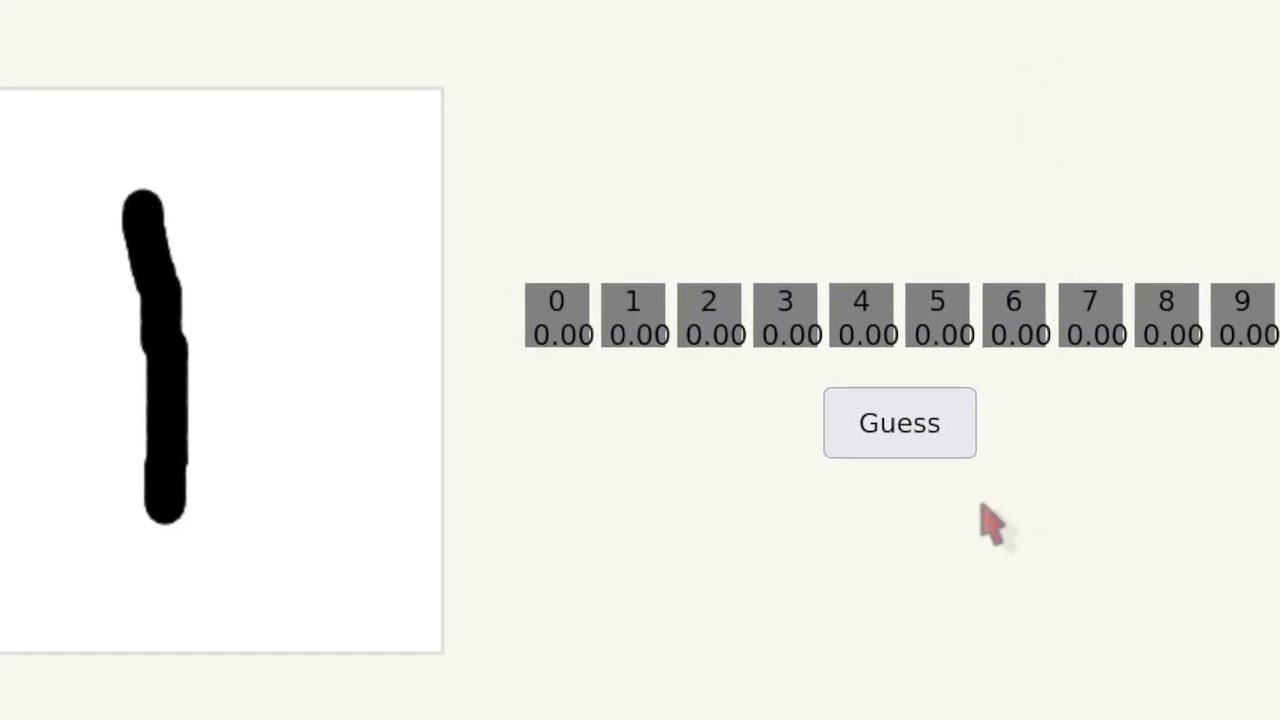 Learn A.I. Programming-Explore Machine Learning-Part 6: Guess Digit Simple Perceptron Network