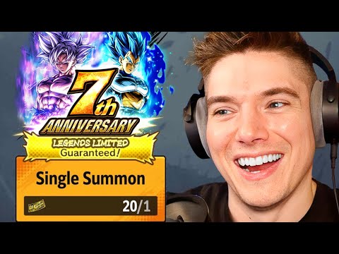 NEW 7th Anniversary Legends Limited Guaranteed Summons on Dragon Ball Legends