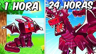 24 Horas CUIDANDO un Bebé Dragón en Minecraft