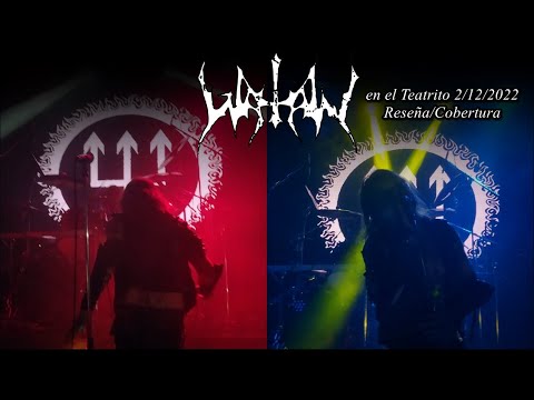 BENEATH, BEYOND, BEHIND, BELOW... | Watain en el Teatrito - 2/12/2022 | Reseña/Cobertura