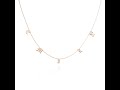 Sterling Silver Old English Initial Necklace