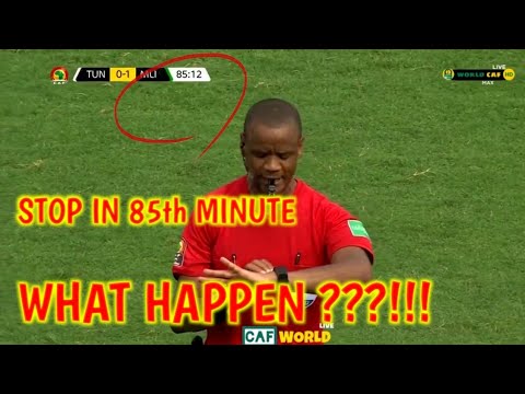 WHAT HAPPEN ??!! The referee ends the match in the 85th minute ? play again and ends in the 89th