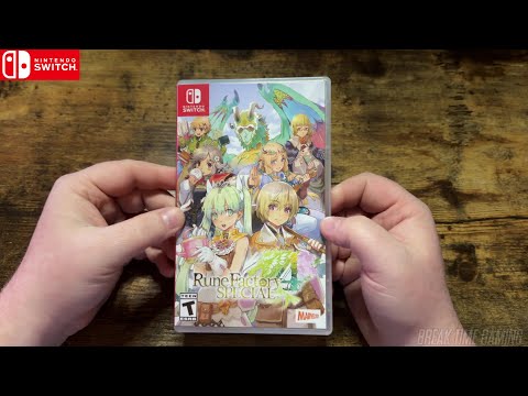 Rune Factory 4 Special Nintendo Switch Unboxing