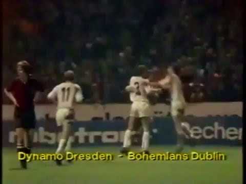 ECC 1978-79. Round of 16. Dynamo Dresden - Bohemian FC. Highlights.