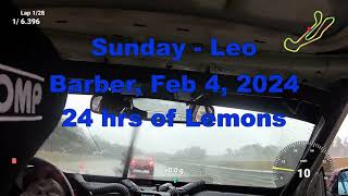 Barber Lemons Race - Sunday Leo - 2024