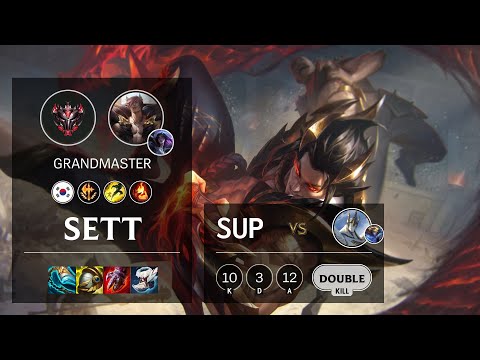 Sett Support vs Galio - KR Grandmaster Patch 11.12