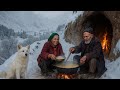 Surviving In The Freezing Deadliest Cave 63 C Family Meal In The Cold Winter ️