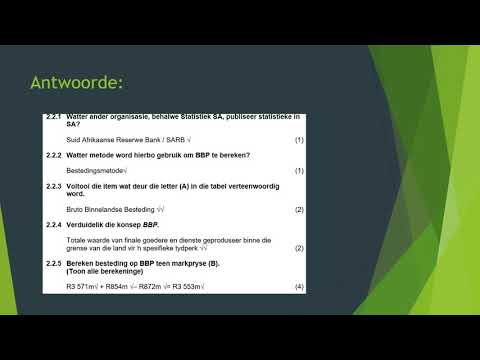 EKONOMIE GRAAD 11: 4 Mei 2020 - periode 5 (04115)