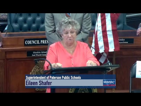 NJ Paterson P. S. Superintendent Eileen Shafer Presented With Key To the City